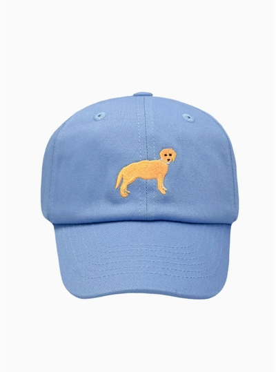 Golden Lab Retriever Dog Baseball Hat