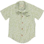 NEWPORT SHIRT - GREEN FLORAL