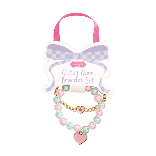 Glitzy Glam Bracelet Heart