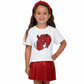 Mini Pleated Skort - Red Shimmer