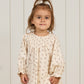 V Smocked Dress || Holly Berry