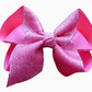 Bubblegum Glitter Bow ( DOES NOT FLAKE )