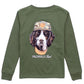 Boys Man's Best Friend LS Olive