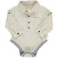 JASPER WOVEN ONESIE - CREAM