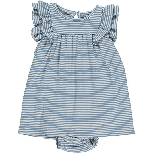 JENN DRESS - BLUE STRIPE