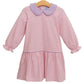 Katherine Dress- Light Pink Stripe/Lavender