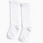 Scalloped Fancy Knee High Socks - White