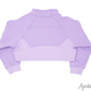 Cropped 1/4 Zip Sweatshirt - Lavender