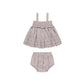 Mae Smocked Top + Bloomer Set || Lavender