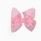 Light Pink Glitter Metallic Bow On Clip