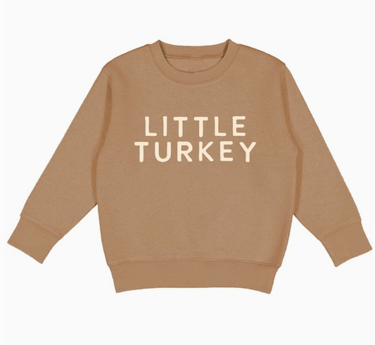 Little Turkey Thanksgiving Sweatshirt - Boy Clothing