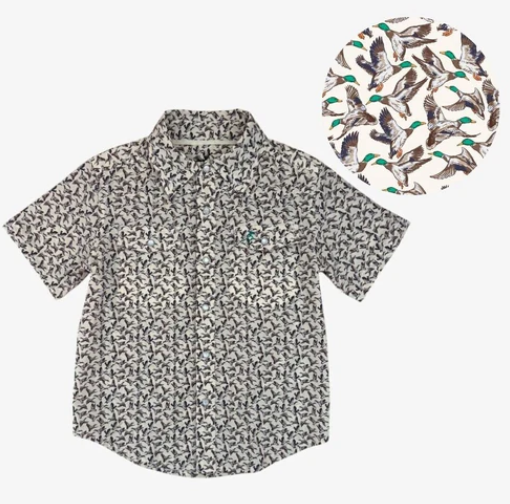 Cooper Performance Field Shirt || Delta Wings (child)