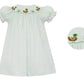 MALLARD DUCK GIRL´S - Green knit stripe bishop