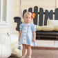 Marley Blue Pumpkins Bloomer Set