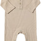 MASON RIBBED ROMPER - BEIGE