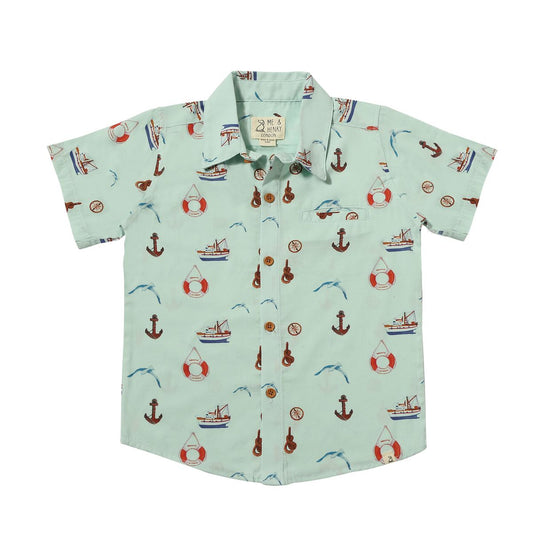 MAUI Printed Shirts Nautical