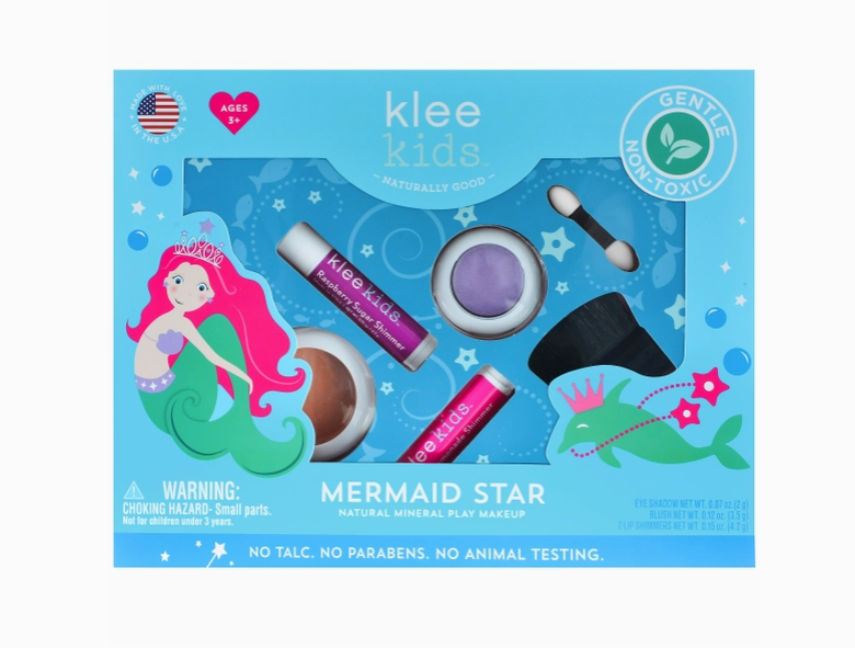 Mermaid Star - Klee Kids Natural Play Makeup 4-PC Kit