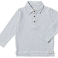 MIDWAY POLO - GREY/WHITE STRIPE