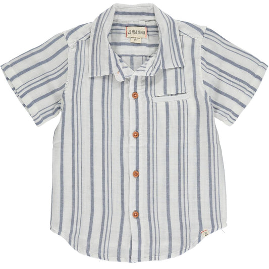 Newport Shirt - Navy Stripe