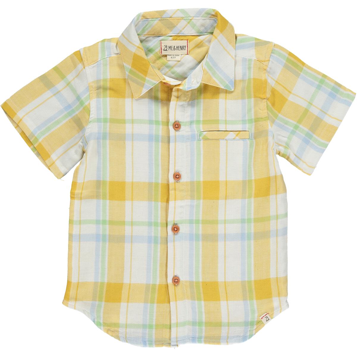 Newport Shirt - Yellow Plaid