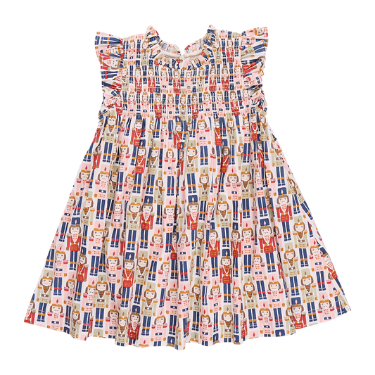 Girls Stevie Dress Set - Vintage Nutcracker