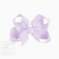 4.5" Scalloped Bow - Alligator Clip, Powder Orchid