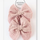 Blush | Gauze Petite Party Bow