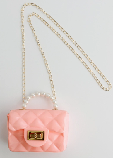 Pearl Handle Jelly Purse - Multiple colors