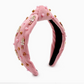 Kid and Tween Pink Velvet Nutcracker Headband