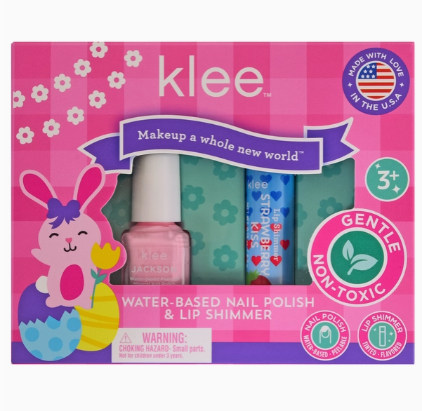Hopping Pink- Easter Nail Polish Lip Shimmer Set