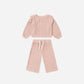 Ruffle Cozy Set || Rose