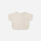 Woven Boxy Top || Cedar Check