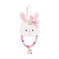 Purple Bunny Charm Bracelet & Ring Set
