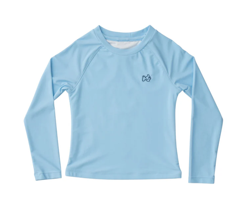 Boys' Reef Rashguard Swim Shirt in Clear Sky