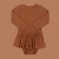 Espresso Long Sleeve Dream Bodysuit Dress