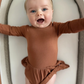 Espresso Long Sleeve Dream Bodysuit Dress