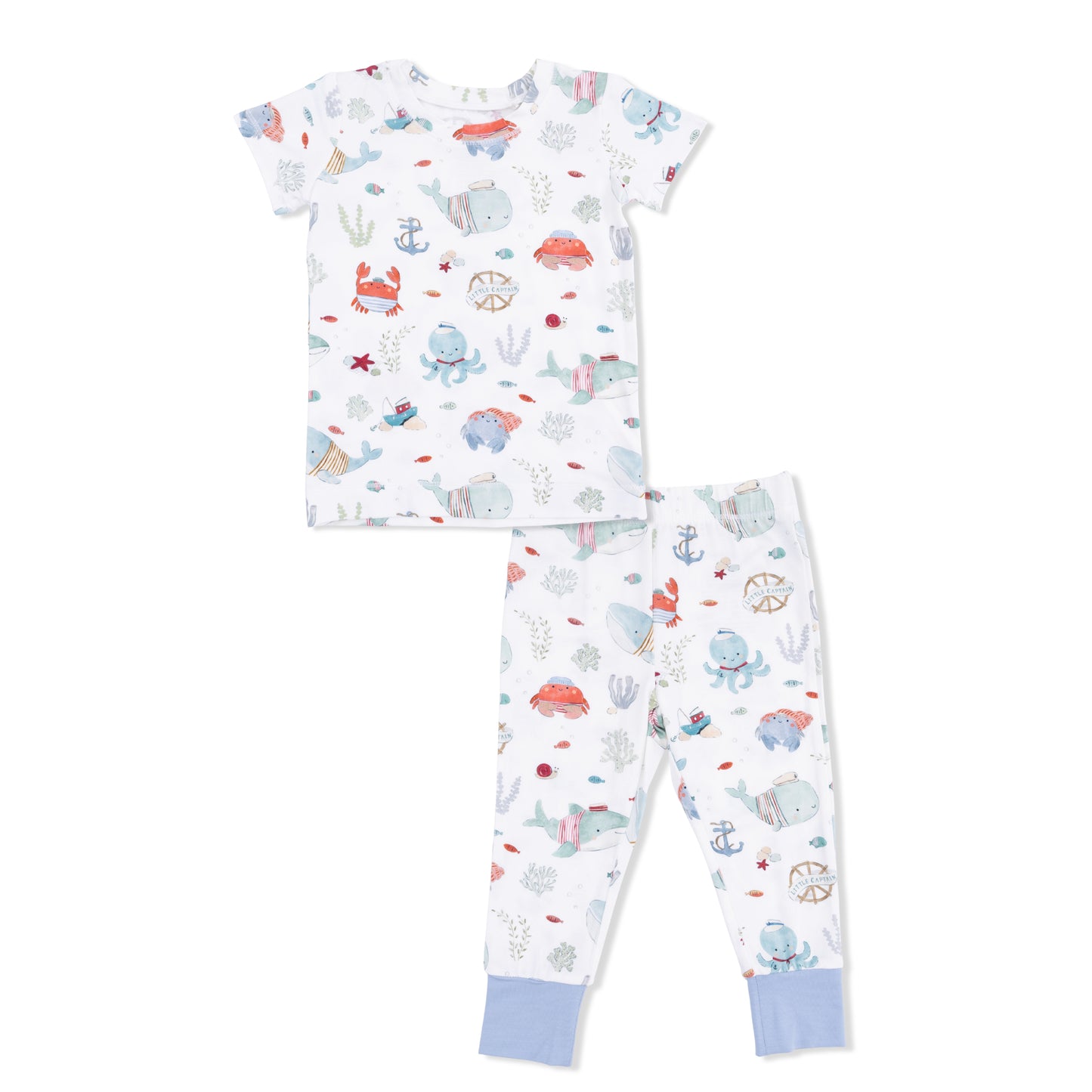Sailor Sea Creatures - Short Sleeve Loungewear Set