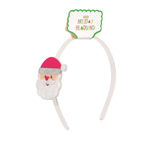 Pink Santa Acrylic Headband