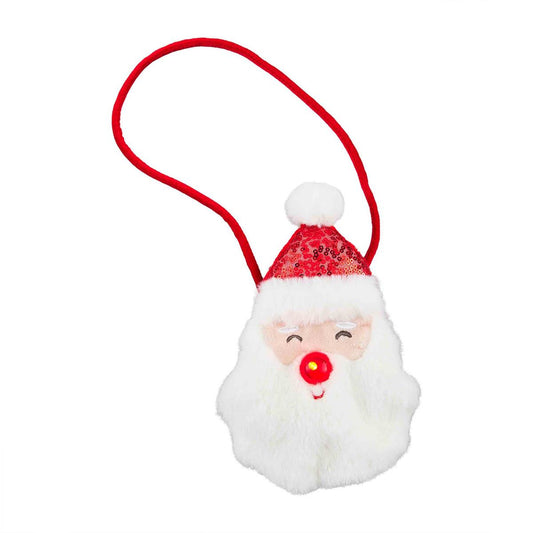 LIGHT UP HOLIDAY PURSE - SANTA (Defective- does not light up))