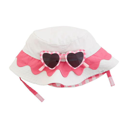 Pink Hat And Sunglasses