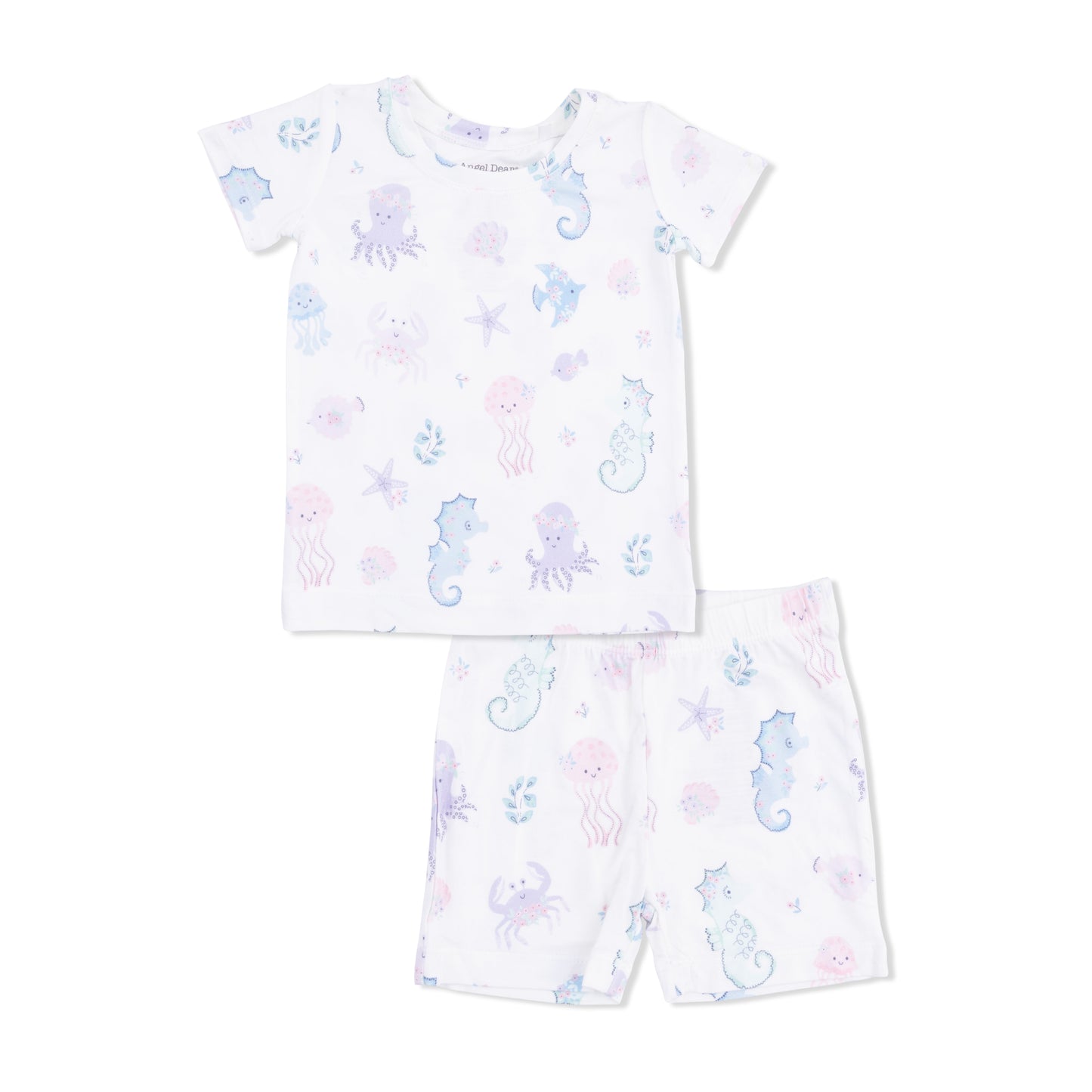 Floral Sea Creatures - Loungewear Short Set