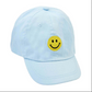 SMILEY FACE EMBROIDERED HAT