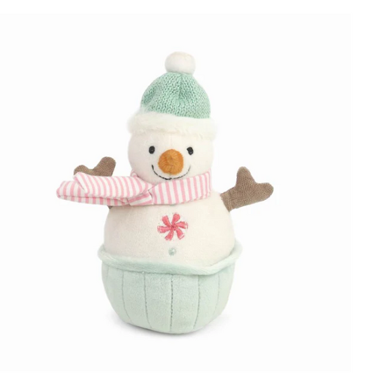 Mini Ami Snowman Cupcake Chime Toy