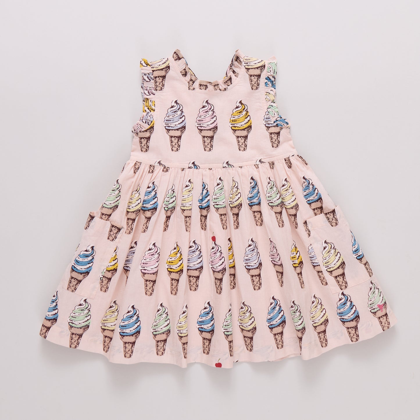 GIRLS ALYSSA DRESS - PINK SOFT SERVE