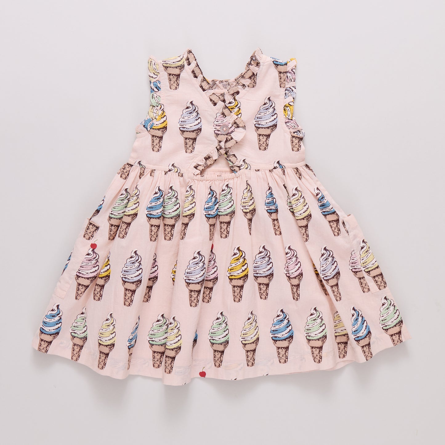 GIRLS ALYSSA DRESS - PINK SOFT SERVE