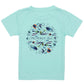 Boys Performance Tee SS Stay Fly Seafoam