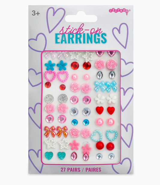 Sparkly Stick-On Earrings