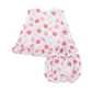 Strawberry Bliss - Ruffle Back Top & Bloomer