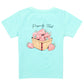 Girls Strawberry Basket SS Seafoam