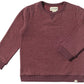 TARQUIN SWEATSHIRT - BURGUNDY